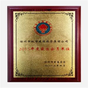 市慈善总会2015年度最佳会员单位